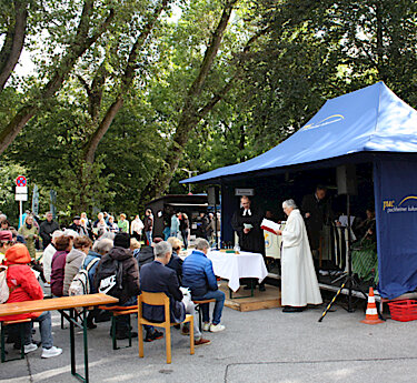 Bahnhofsfest 2024 Foto 4 Gottesdienst Sonntag